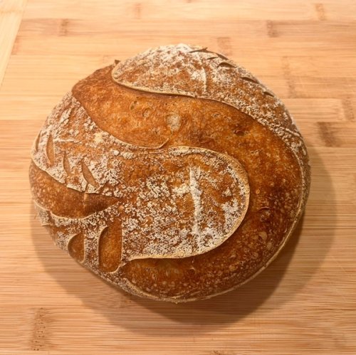 Yeast Artisan Whole Wheat Bread 1 Lb